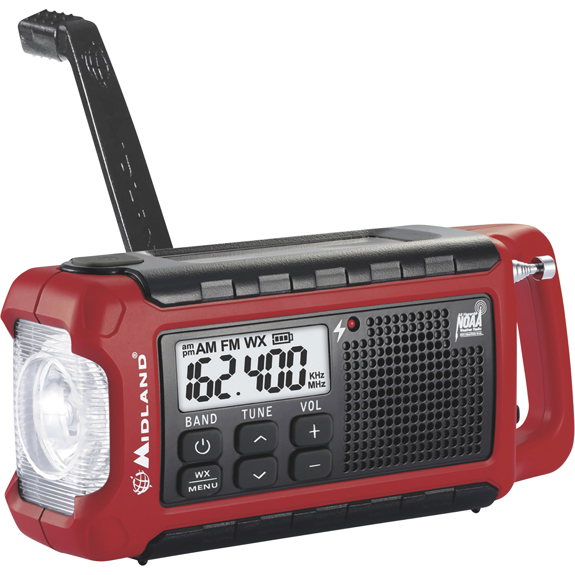Midland NOAA Emergency Crank Radio, Model# ER210